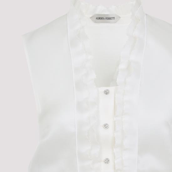 26SS 알베르타 페레티 반팔 티셔츠 A08051619 0003 WHITE - ALBERTA FERRETTI