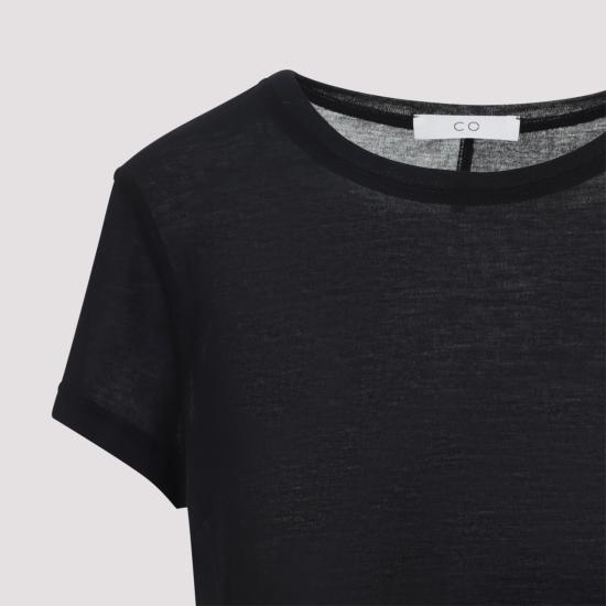 26SS 씨오 반팔 티셔츠 2218NCR 001 BLACK - CO