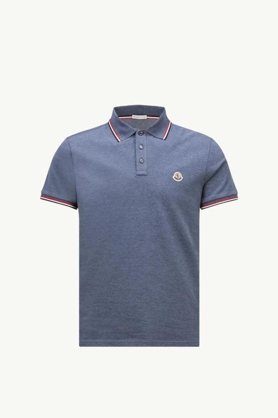 26SS 몽클레어 트리밍 코튼 피케 폴로 셔츠 8A7030084556794