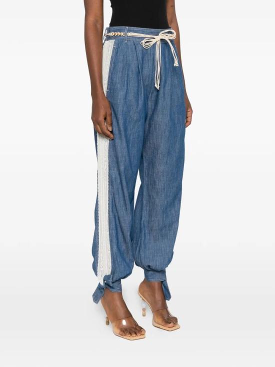 26SS 짐머만 스트레이트 팬츠 5480PRS261 RWBLU - ZIMMERMANN