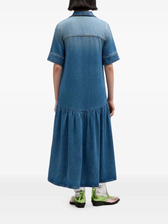 26SS 가니 미디 원피스 A1030154 091TINTWASH - GANNI