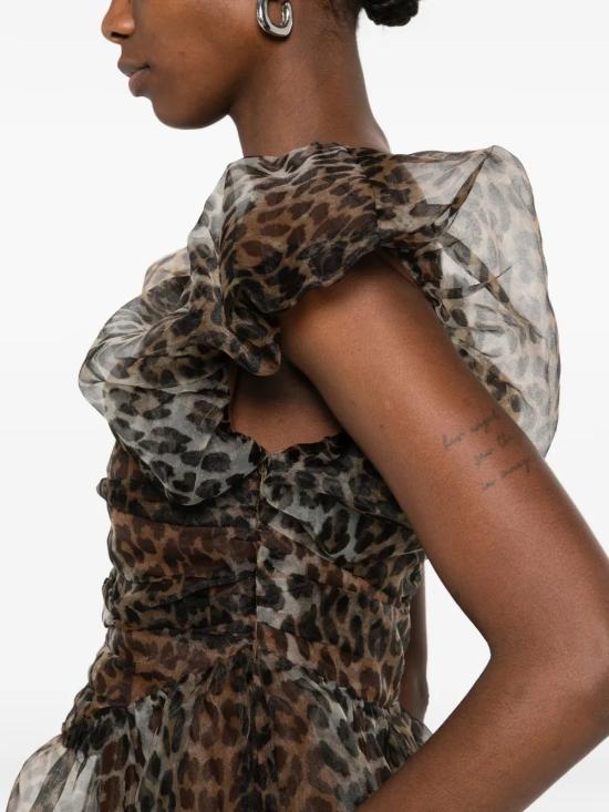 26SS 가니 미디 원피스 A1030248 859ALMONDMILK - GANNI