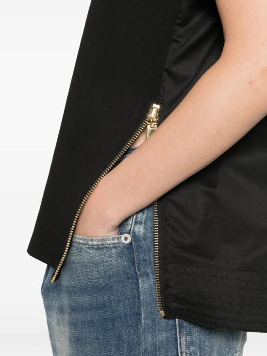 26SS 엘리자베타프랜치 반팔 티셔츠 MA75P61E2 110NERO - ELISABETTA FRANCHI