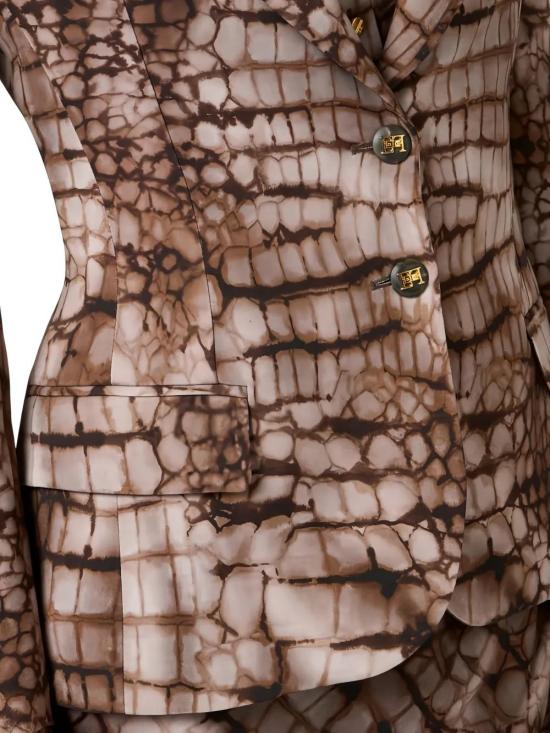 26SS 엘리자베타프랜치 자켓 GI20761E2 644CACAO - ELISABETTA FRANCHI