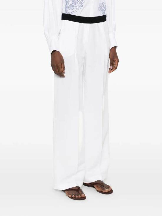 26SS 에르마노 스트레이트 팬츠 D48EP025E32 MF010BIANCOOT - ERMANNO