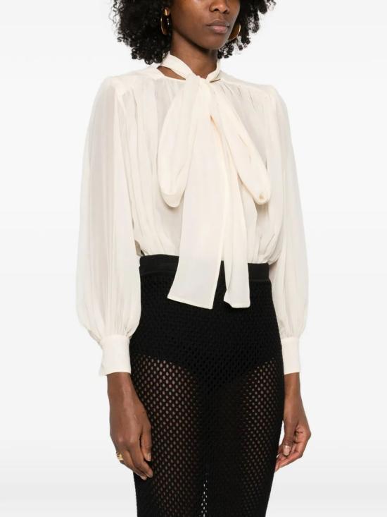 26SS 엘리자베타프랜치 셔츠 CB00661E2 193BURRO - ELISABETTA FRANCHI