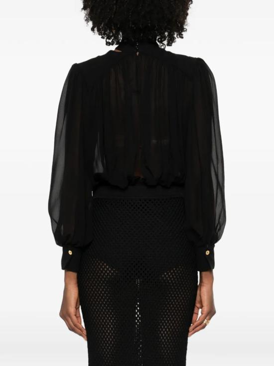 26SS 엘리자베타프랜치 셔츠 CB00661E2 110NERO - ELISABETTA FRANCHI