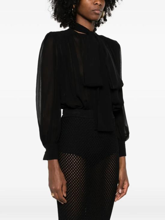 26SS 엘리자베타프랜치 셔츠 CB00661E2 110NERO - ELISABETTA FRANCHI