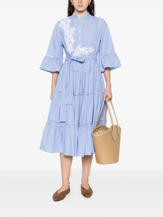 26SS 에르마노 미디 원피스 D48EQ064CCET1 MFB60AZZURRO - ERMANNO