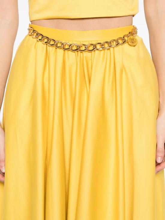 26SS 엘리자베타프랜치 롱 스커트 GO16061E2 EV4SUN - ELISABETTA FRANCHI