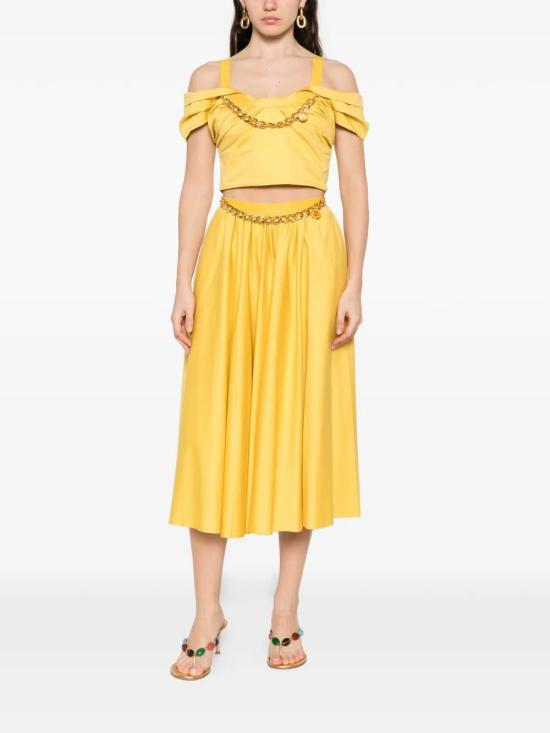 26SS 엘리자베타프랜치 롱 스커트 GO16061E2 EV4SUN - ELISABETTA FRANCHI