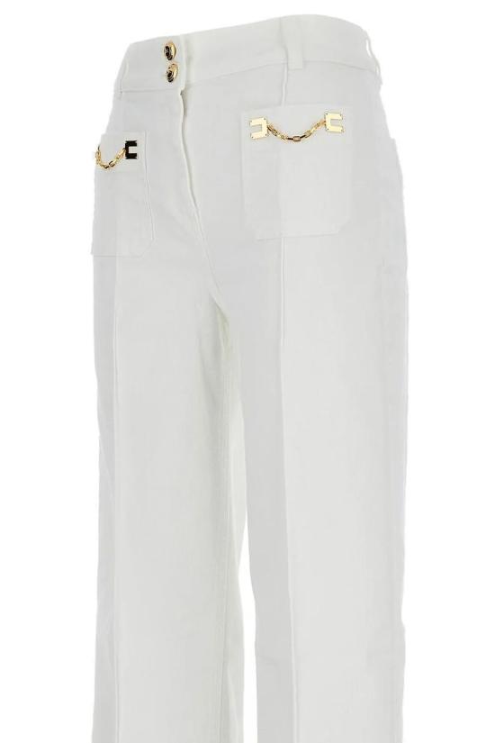 26SS 엘리자베타프랜치 스트레이트 팬츠 PJ25D61E2 360AVORIO - ELISABETTA FRANCHI