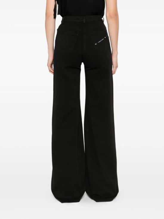 26SS 엘리자베타프랜치 스트레이트 팬츠 PJ23N61E2 110NERO - ELISABETTA FRANCHI