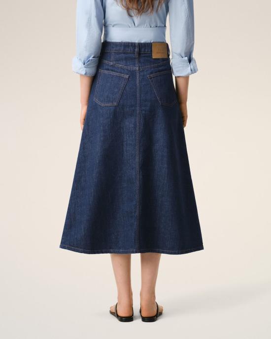 26SS 아미 데님 스커트 FSK467DE0122 402INDIGO - AMI