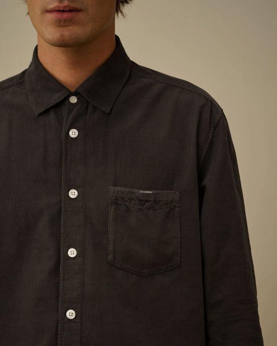 25FW 씨피 컴퍼니 긴팔 셔츠 19CMSH174A110223G DARKSHADOW978 - C.P. COMPANY