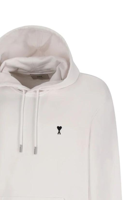 26SS 아미 ADC 코튼 후디 HSW764730 100BLANC - AMI