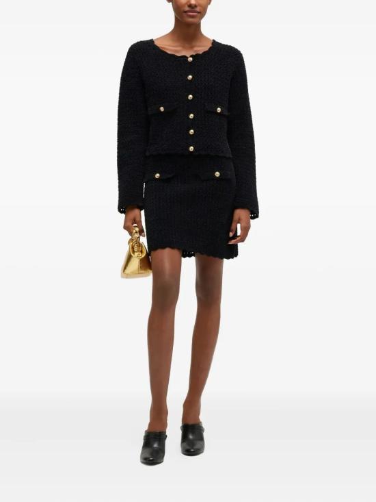 26SS 가니 크로쉐 가디건 A1070113 099BLACK - GANNI