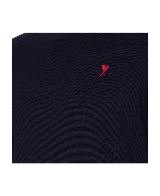 26SS 아미 ADC 크루넥 스웨터 HKS826001 414MARINEROUG - AMI