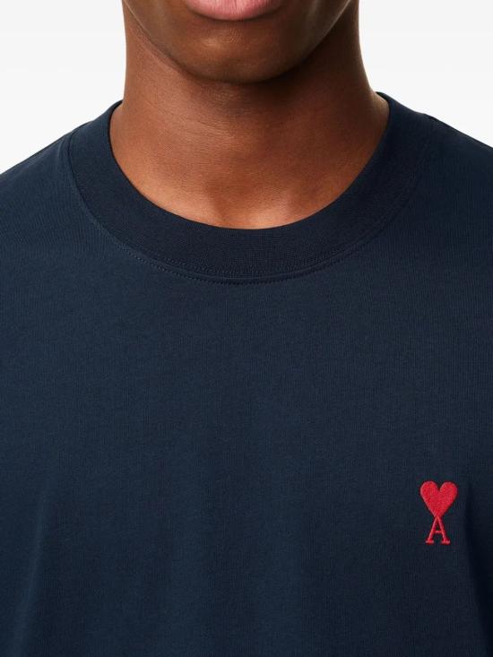 26SS 아미 반팔 티셔츠 BFUTS035724 430BLEUNUIT - AMI