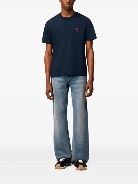 26SS 아미 반팔 티셔츠 BFUTS035724 430BLEUNUIT - AMI