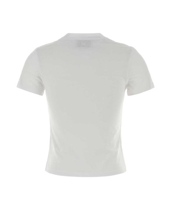 26SS 아미 스몰 하트 로고 코튼 크롭 티셔츠 FTS347724 100BLANC - AMI