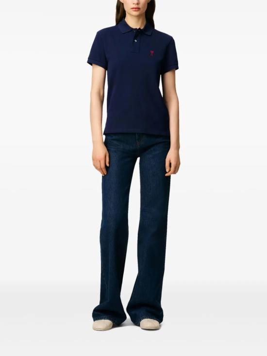 26SS 아미 반팔 티셔츠 BFUPL001760 430BLEUNUIT - AMI