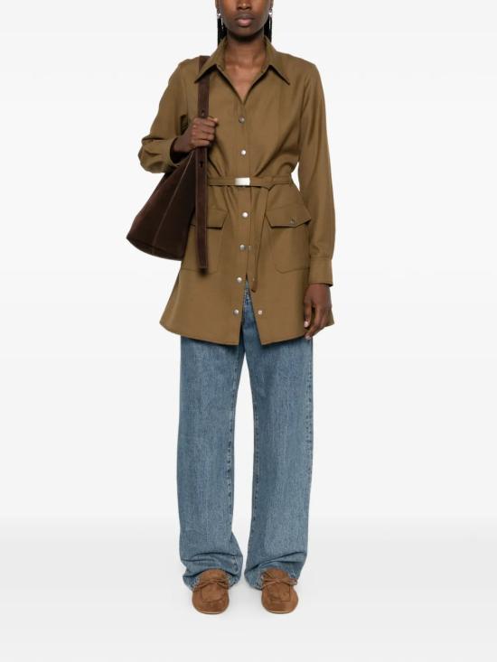 26SS 아페쎄 미디 원피스 PSALPF35247JAA GREEN - A.P.C.