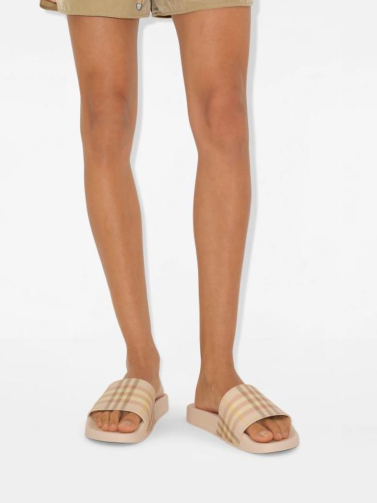 26SS 버버리 체크 슬라이드 8107513C1791 BEIGE - BURBERRY