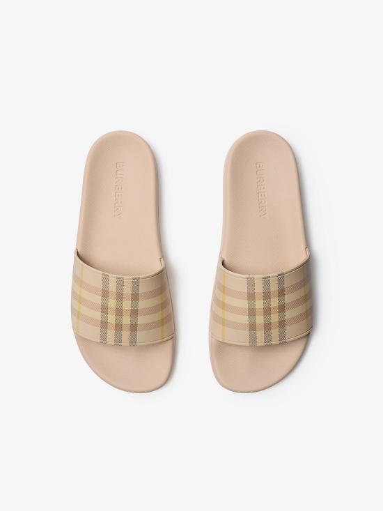 26SS 버버리 체크 슬라이드 8107513C1791 BEIGE - BURBERRY