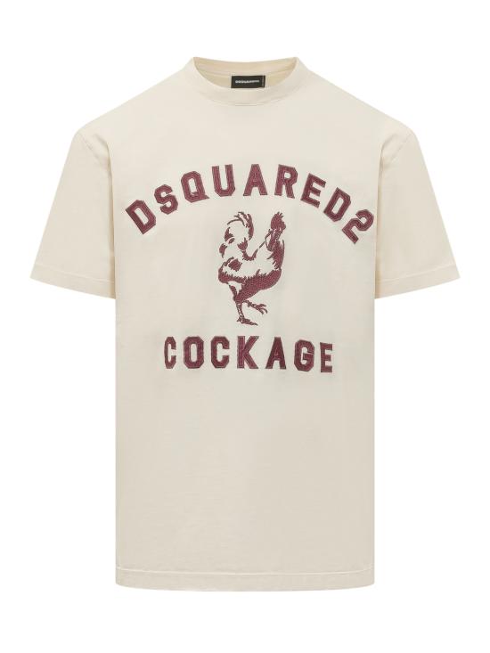 26SS 디스퀘어드2 반팔 티셔츠 S74GD1531D20108 102 OFF WHITE