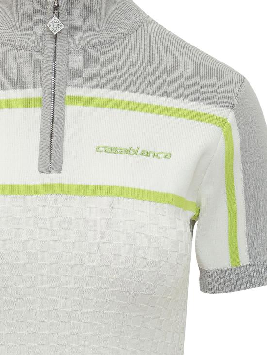 26SS 카사블랑카 미디 원피스 WSP26KW1406 01 BIANCO - CASABLANCA