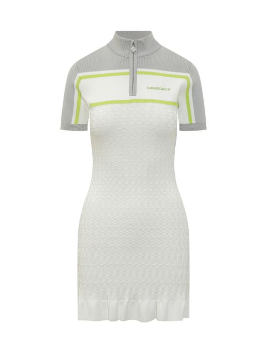 26SS 카사블랑카 미디 원피스 WSP26KW1406 01 BIANCO