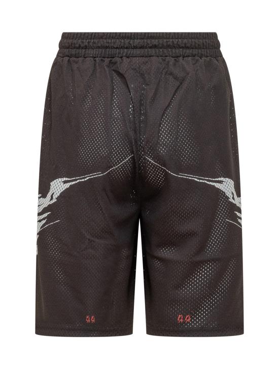 26SS 44레이블 숏팬츠 B0030617FA683 P699 BLACK Y2K RED WHITE - 44 LABEL