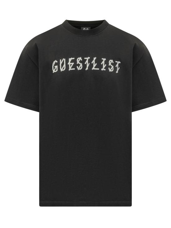 26SS 44레이블 반팔 티셔츠 B0030556FA528 P462 BLACK GUESTLIST BERLIN SUB