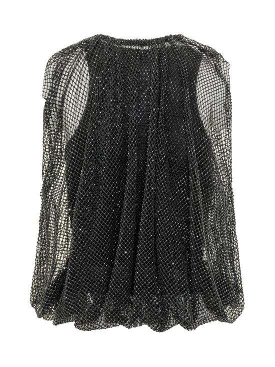26SS 스포트막스 반팔 티셔츠 2612941061600 002 NERO STRASS - SPORTMAX