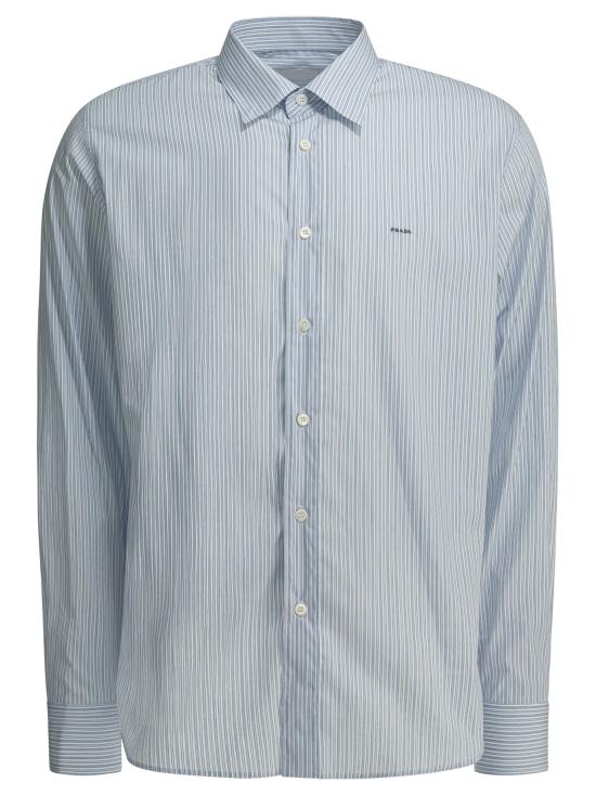 26SS 프라다 긴팔 셔츠 UCN666189FF0X24 S OOO Light blue