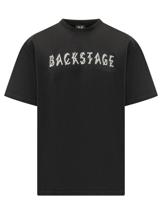 26SS 44레이블 반팔 티셔츠 B0030556FA528 P574 BLACK BACKSTAGE DW B SUB