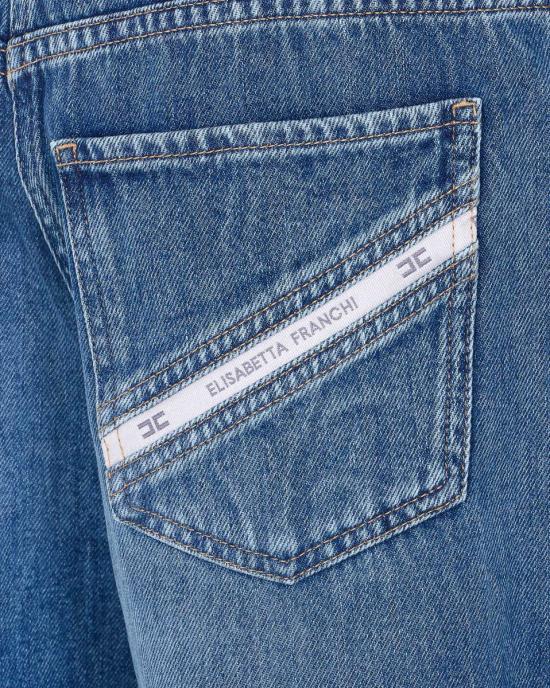 26SS 엘리자베타프랜치 숏팬츠 PJ18I61E2104 BLUE - ELISABETTA FRANCHI