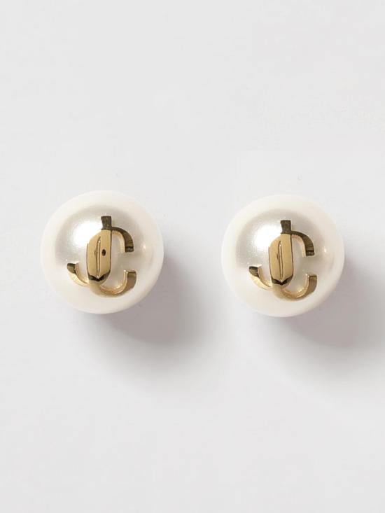 26SS 지미추 보석 JCPEARLSTUDSDXQ GOLD White