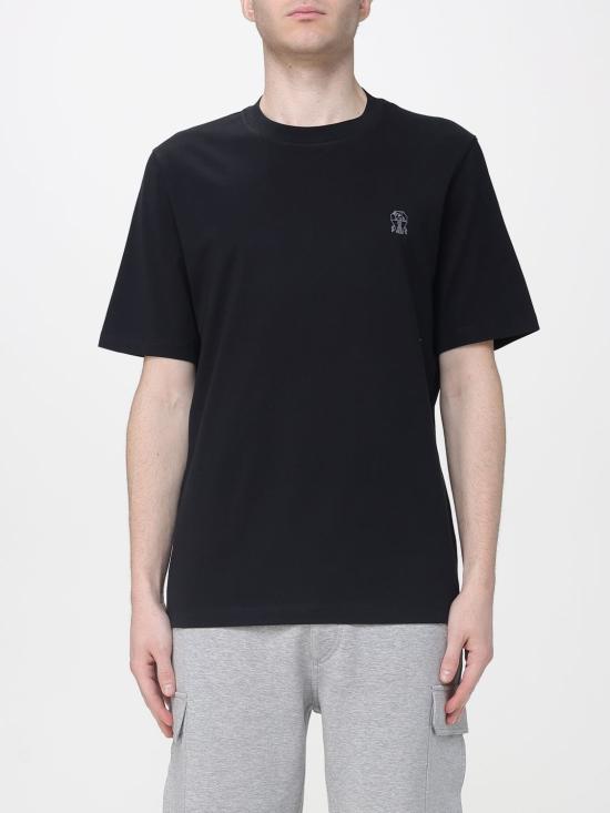 26SS 브루넬로 쿠치넬리 반팔 티셔츠 M0B138440 CSQ44 Black