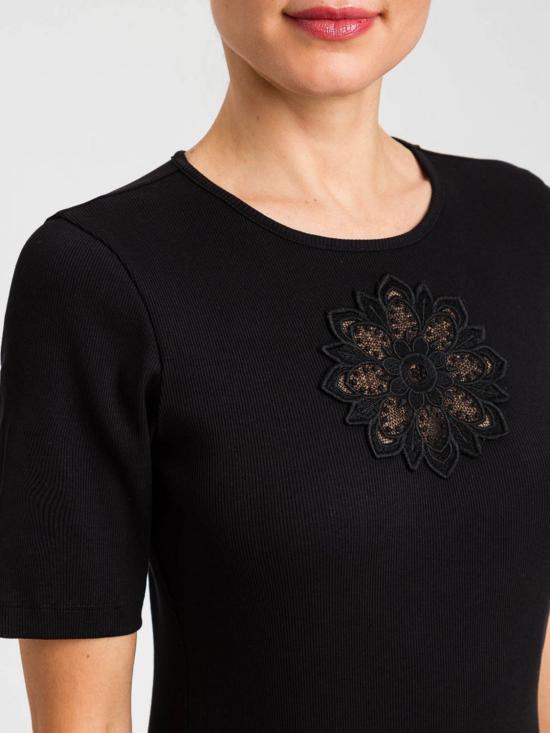 26SS 트윈셋 반팔 티셔츠 261TP2091 00006 Black - TWINSET