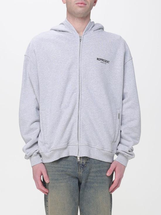 26SS 리프레젠트 긴팔 티셔츠 OCM41122 ASH Grey