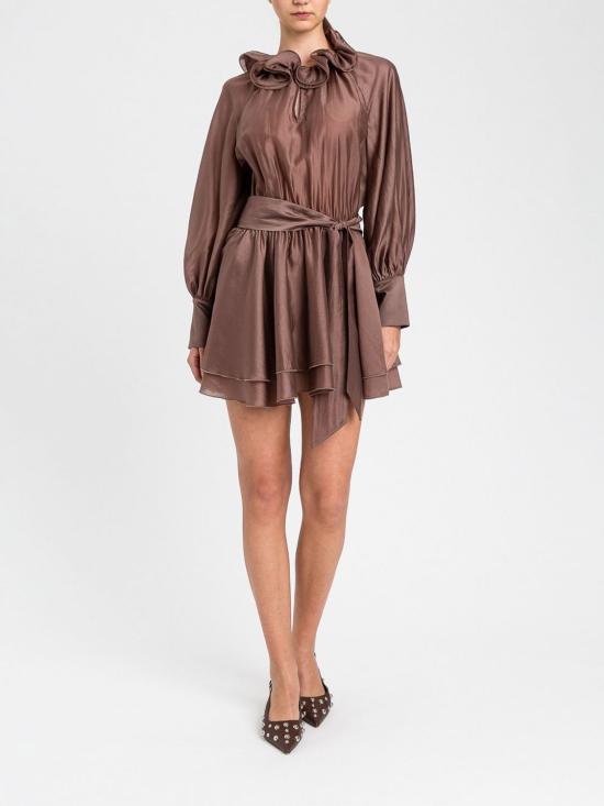 26SS 액티튜드 트윈세트 롱 원피스 261AP2181 10780 Brown - ACTITUDE TWINSET