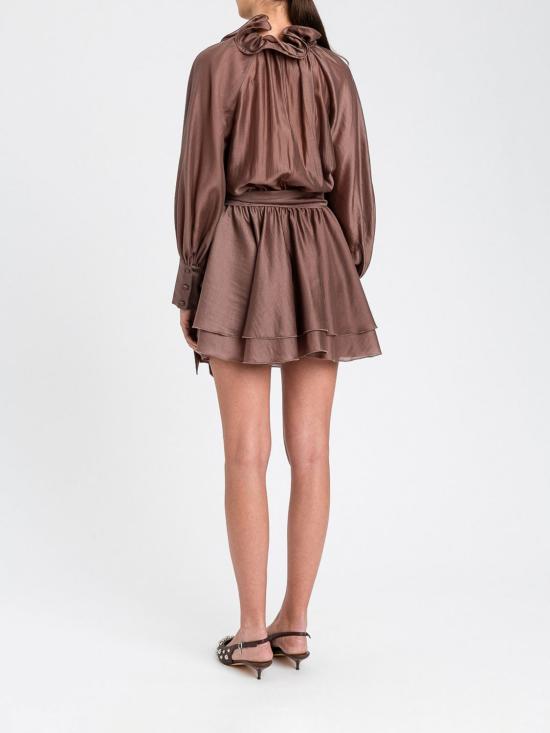 26SS 액티튜드 트윈세트 롱 원피스 261AP2181 10780 Brown - ACTITUDE TWINSET