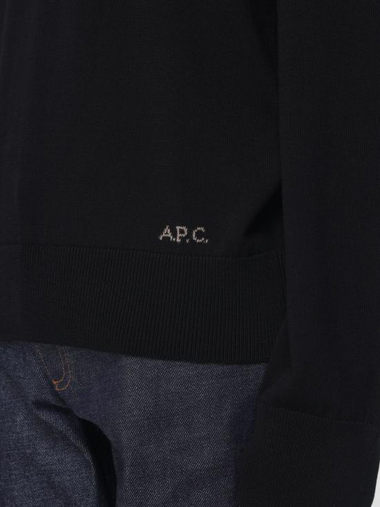 26SS 아페쎄 스웨터 COEZJH23455 LZZ Black - A.P.C.