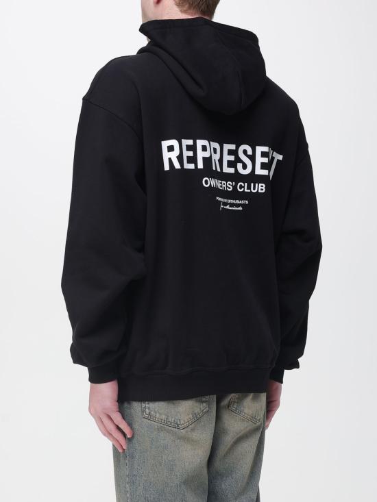 26SS 리프레젠트 긴팔 티셔츠 OCM41113 001 Black - REPRESENT