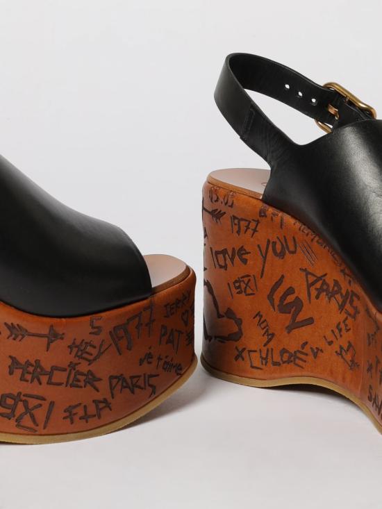 26SS 끌로에 힐/펌프스 CHC25U10GLU 001 Black - CHLOE