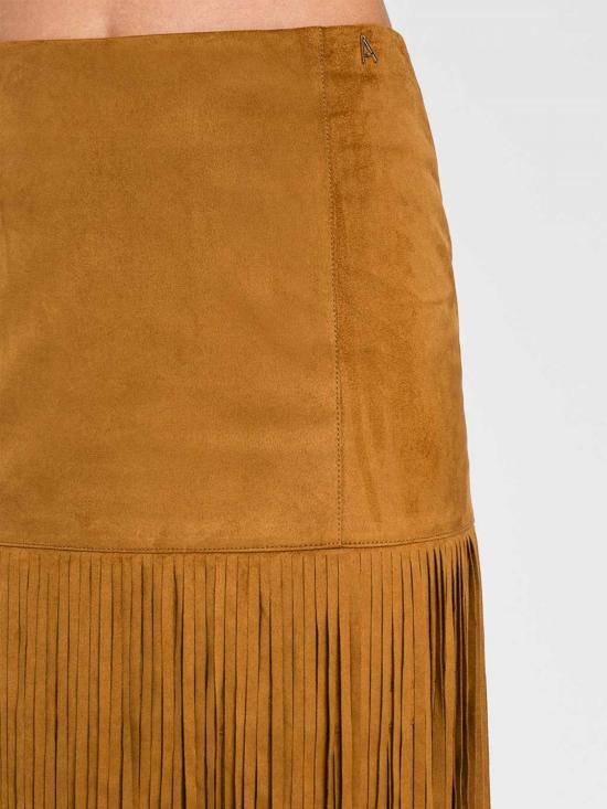 26SS 액티튜드 트윈세트 미디 스커트 261AP2333 10065 Brown - ACTITUDE TWINSET