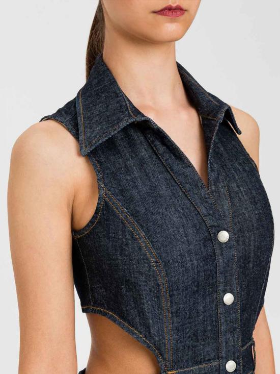 26SS 액티튜드 트윈세트 롱 원피스 261AP2363 06295 Denim - ACTITUDE TWINSET