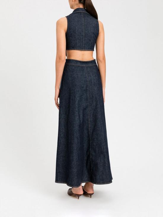 26SS 액티튜드 트윈세트 롱 원피스 261AP2363 06295 Denim - ACTITUDE TWINSET